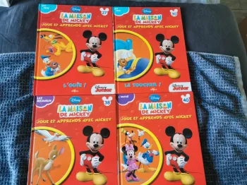 Lot de 4 livres La maison de Mickey