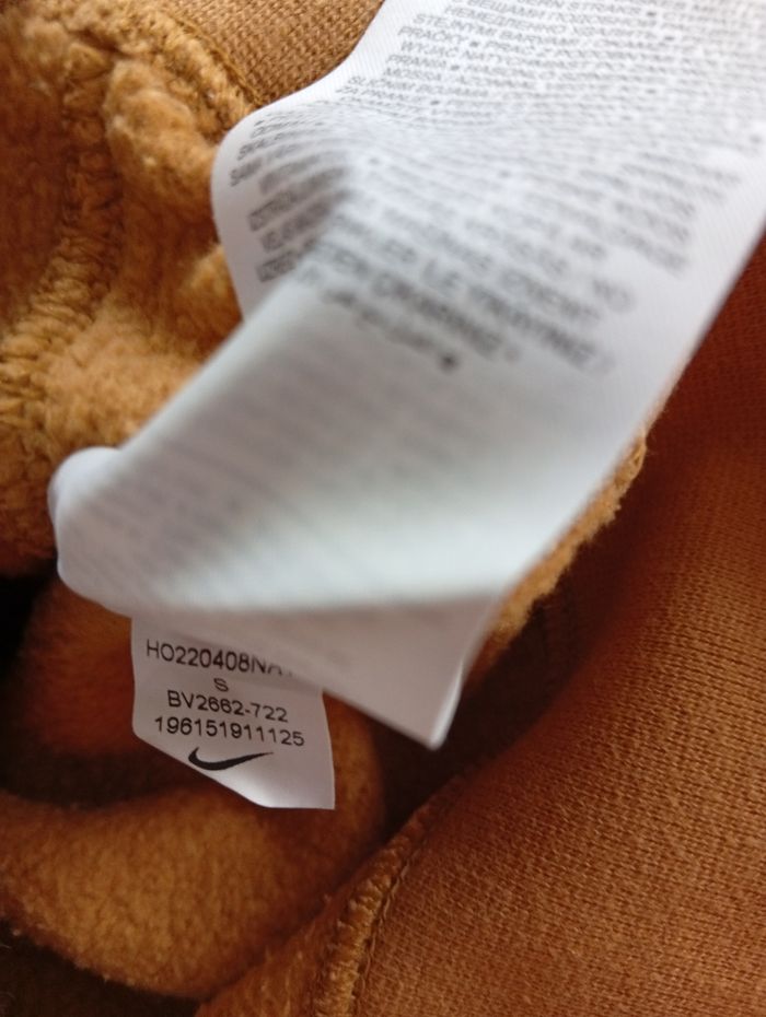 Sweat Nike Crewneck Moutarde Ocre - Taille S - photo numéro 5