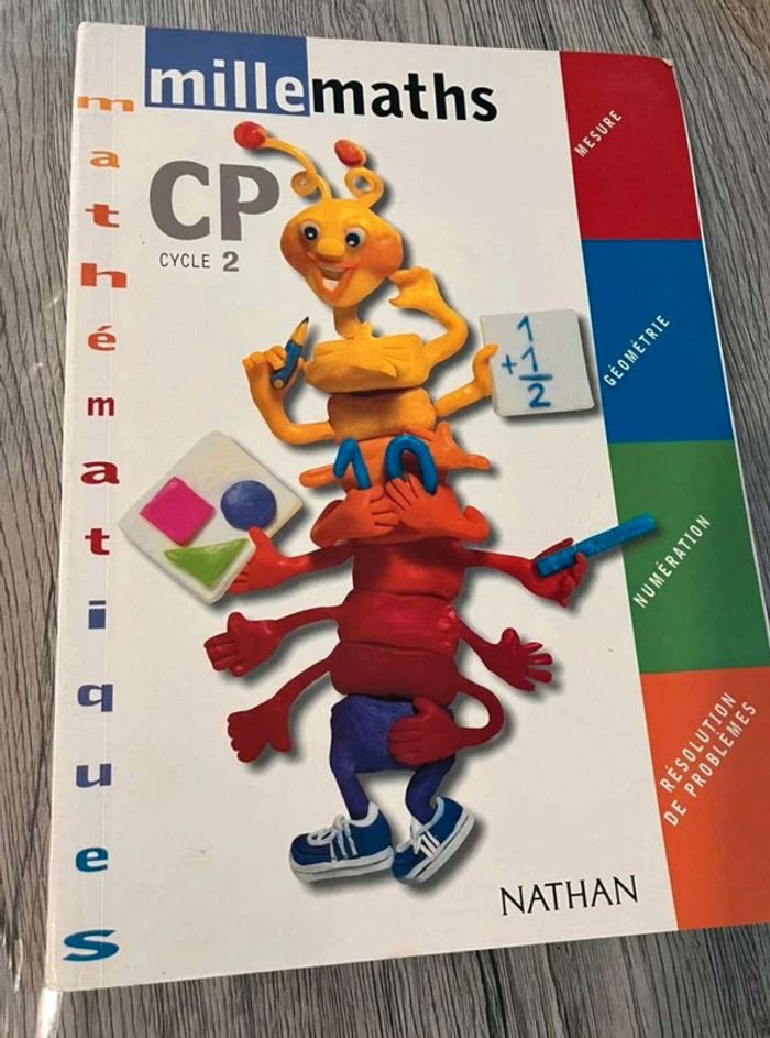 Livre Millemaths CP Cycle 2 Nathan