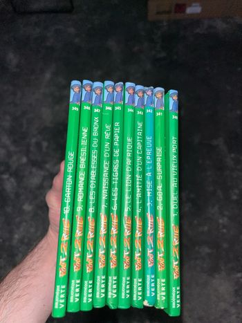 Lot de 10 livres foot2rue