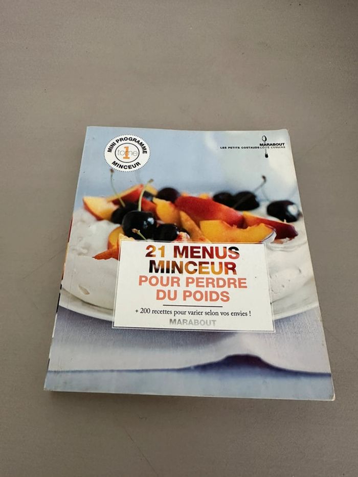 21 menus minceur pour perdre du poids des éditions Marabout