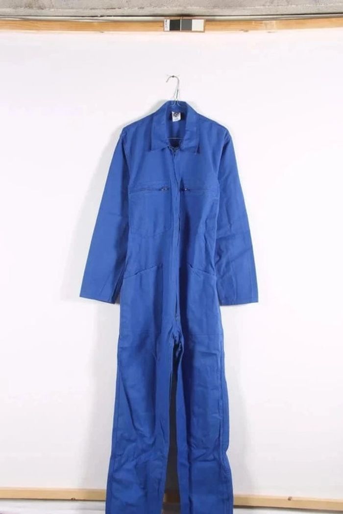 Combinaison complète de travail worker vintage en coton brut mixte (#23600) - photo numéro 2