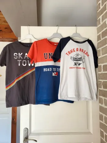 Lot de 3 t-shirt à manches courtes garçon
