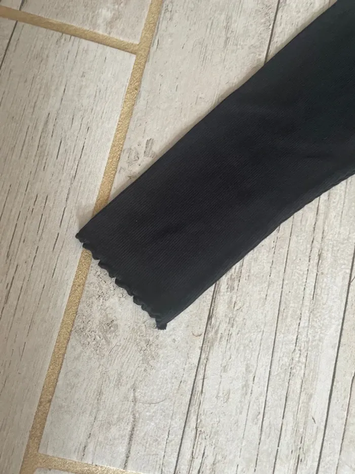 Très joli legging noir hiver fille 8 ans - photo numéro 2