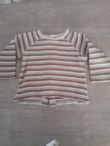 T-shirt épais manches longues In Extenso garçon 12 mois