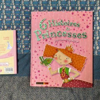 Grand livre 6 histoires de princesses pas comme les autres Rouge et Or