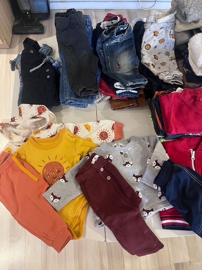 Lot de 70 vêtements bébé garçon – taille 3 mois 👶💙 - photo numéro 4