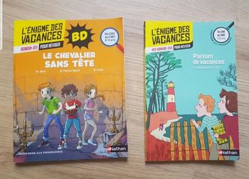 2 livres énigme (dont 1 BD)