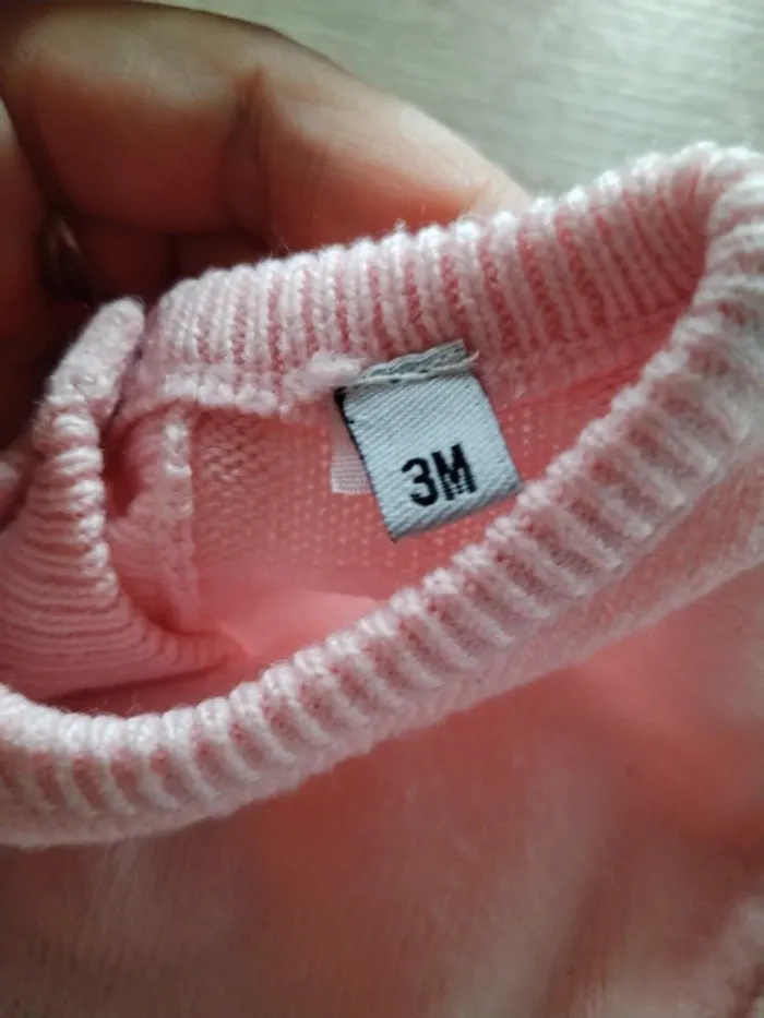 Robe bi matière 3 mois - photo numéro 2