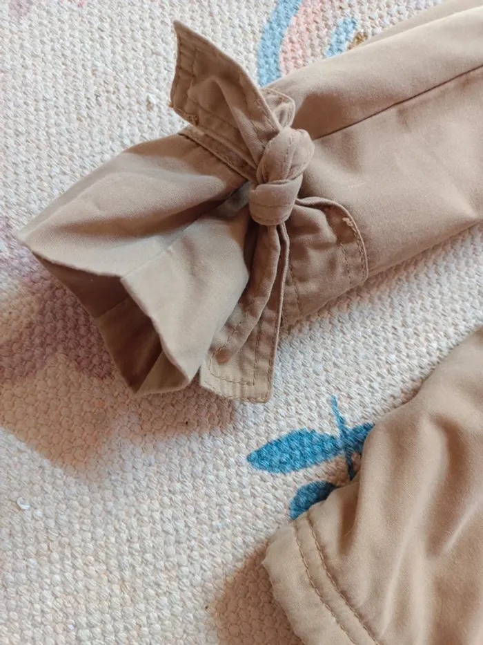 Manteau marron/beige 5 ans orchestra hirondelle sequins - photo numéro 3