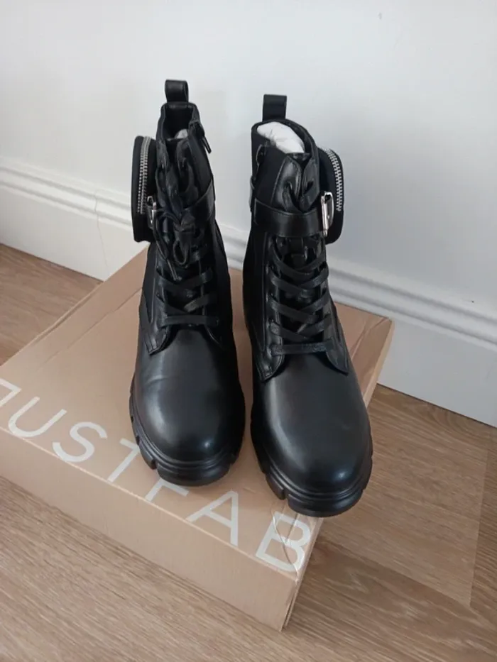 Magnifique paires de bottines just fab taille 40 - photo numéro 3