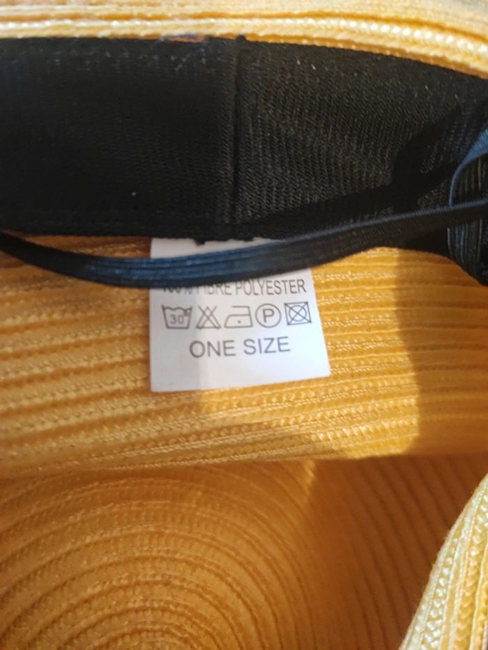 Chapeau de paille neuf - photo numéro 4