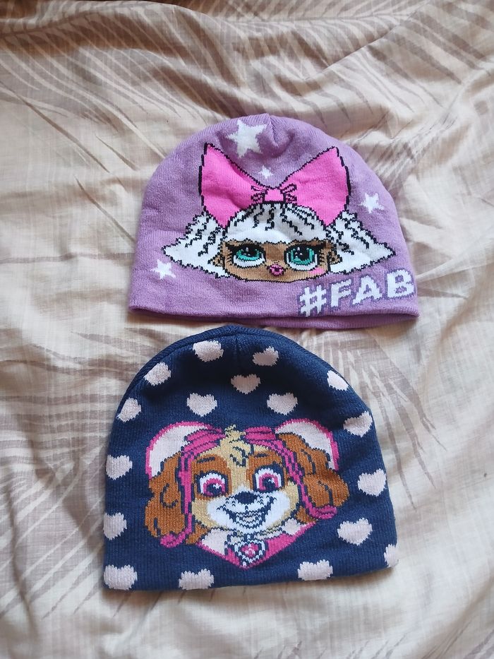 Lot de 2 bonnets