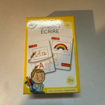 Jeu J’apprends à écrire