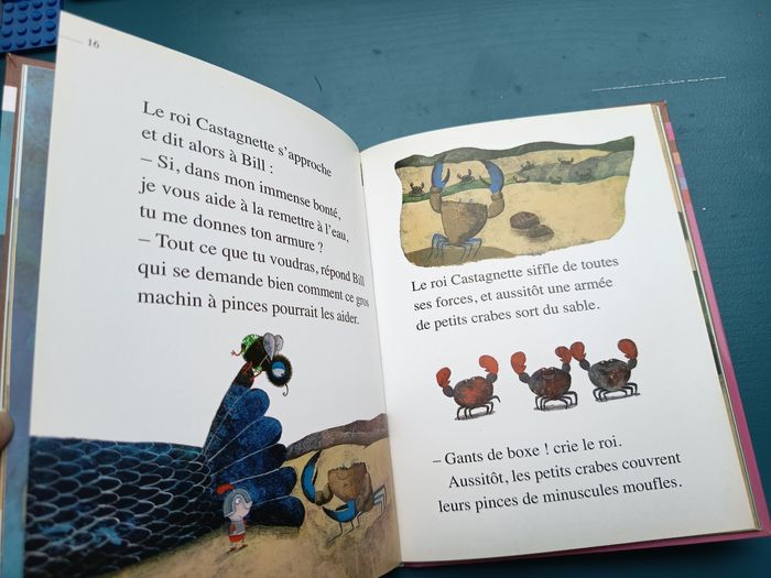 Livre roman enfant 1ères lectures, Le chevalier Bill Boquet et le roi Castagnette, Éditions Nathan poche - photo numéro 2