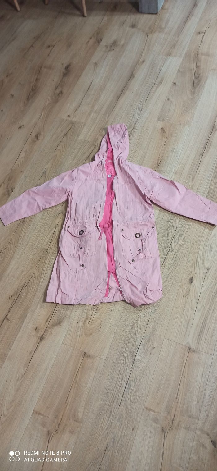 Manteau rose okaidi 10 ans