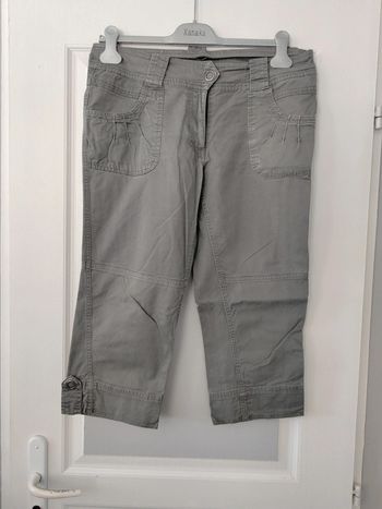 Pantacourt lin et coton taille 42