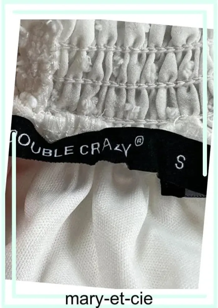 SOLDE - Robe blanche mini taille S - photo numéro 6