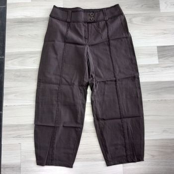 Pantacourt femme marron Mia Soana taille 38