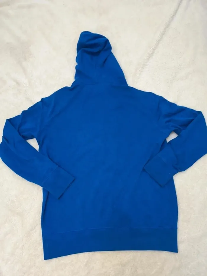 Sweat a capuche Polo Ralph Lauren Homme bleu logo rouge taille M - photo numéro 6