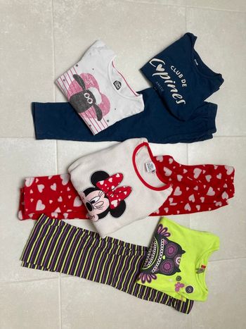 3 pyjamas taille 6 ans