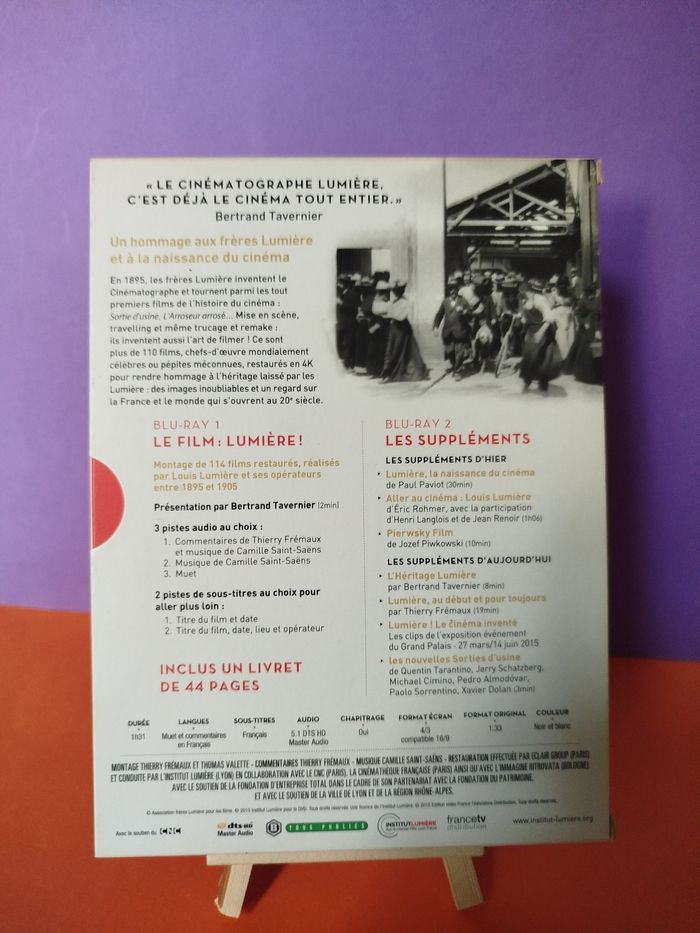 Lumière ! Le cinématographe - Coffret Blu-ray - photo numéro 2