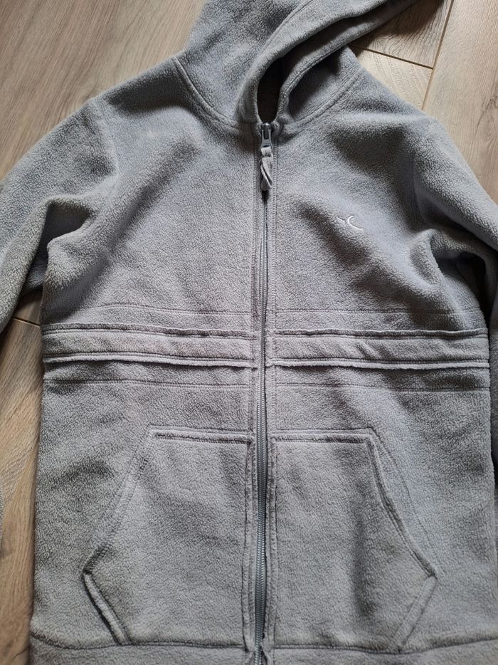 Veste zippée polaire bleue claire fille 12 ans - photo numéro 2