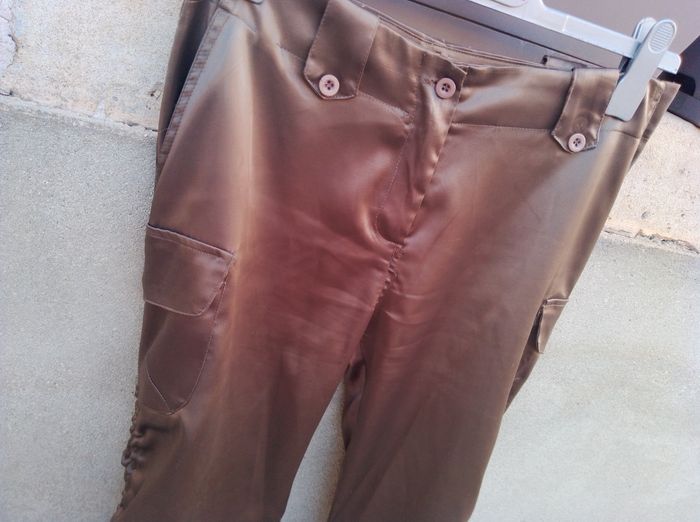 Pantalon cargo satiné - photo numéro 2