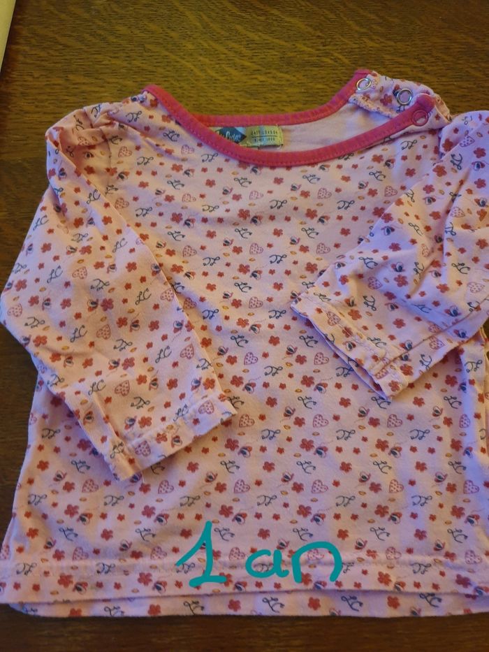 Tee shirt manches longues fille