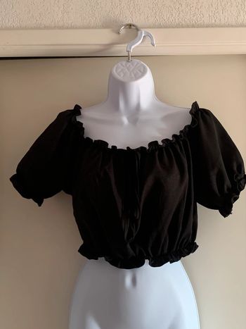 Crop top bardot