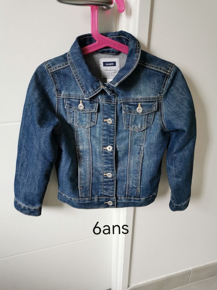 Veste en jean fille 6ans