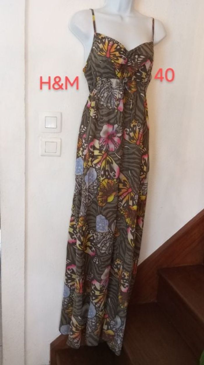 Robe longue coton femme 40