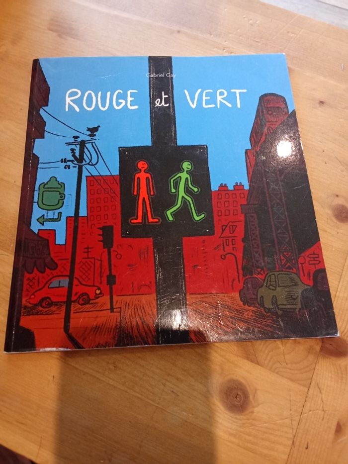 livre pour enfant "rouge et vert" collection école des max