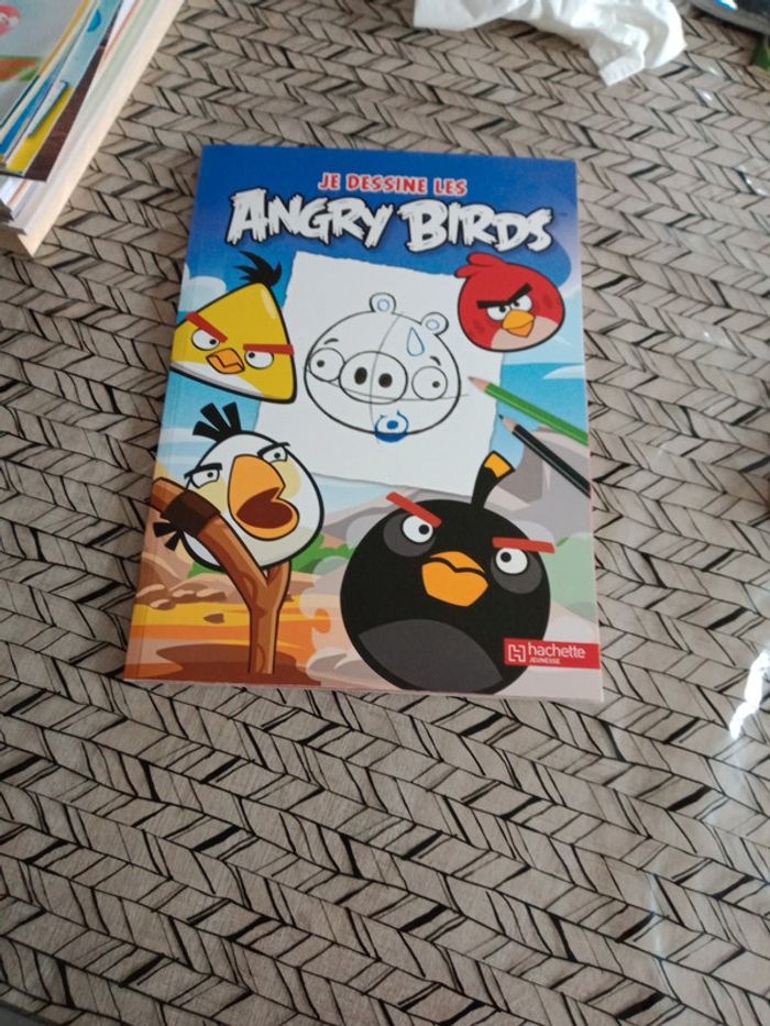 Livre je dessine les angry birds neuf