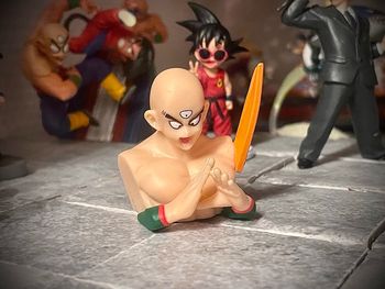 Figurine dragon ball gashapon buste Tenshinhan