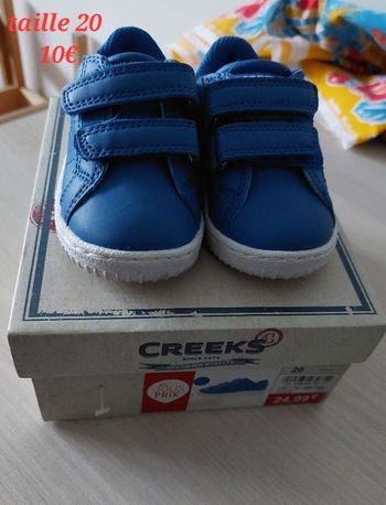 Baskets Creeks garçon taille 20