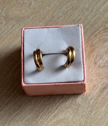 Boucles d’oreilles en plaqué or