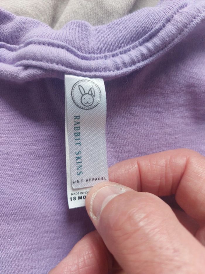 Tee-shirt Rabbit Skins taille 18 mois - photo numéro 3