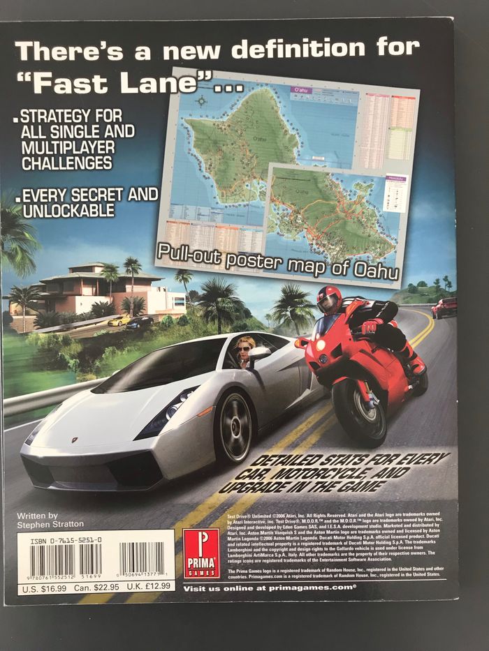 Revue Xbox 360 test drive officiel game guide - photo numéro 2