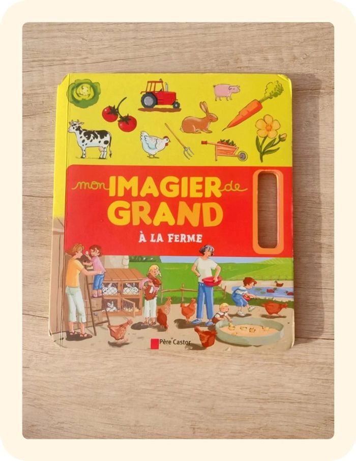 Mon imagier de grand à la ferme Père Castor