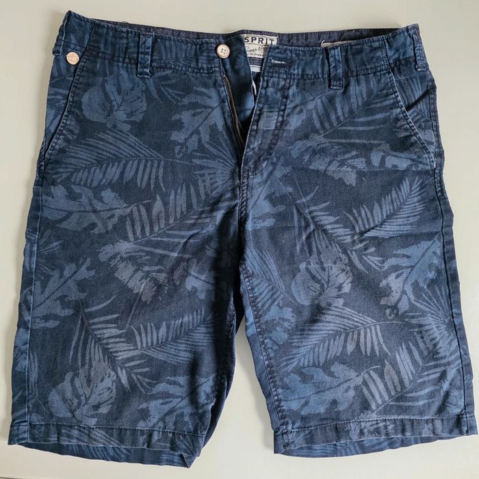 2 shorts en toile m, bleus - photo numéro 7