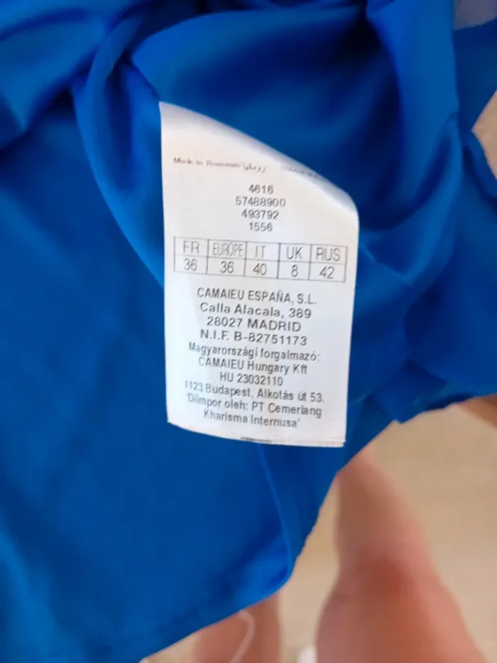 Robe bleu de chez Camaïeu taille 36 /S - photo numéro 5