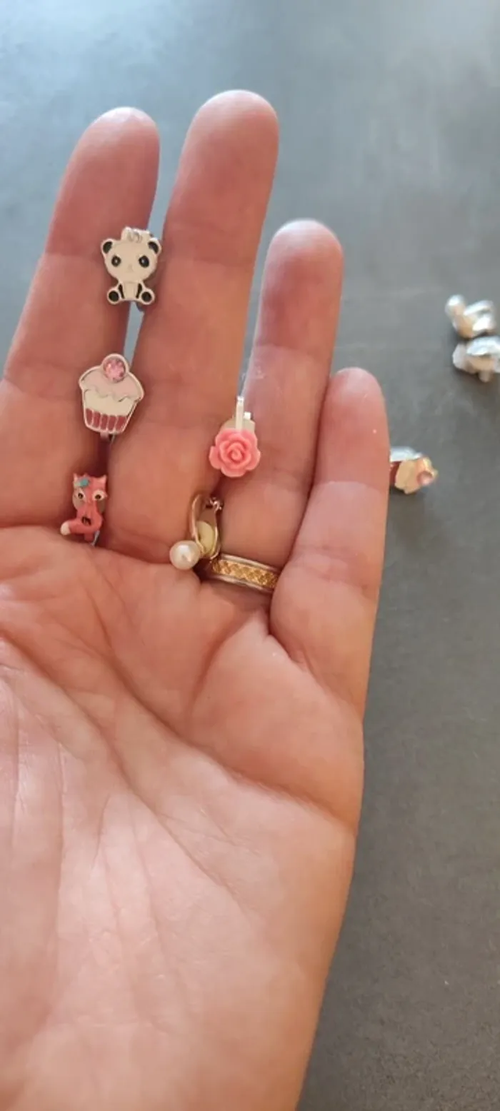 Boucles d'oreilles pincées - photo numéro 4