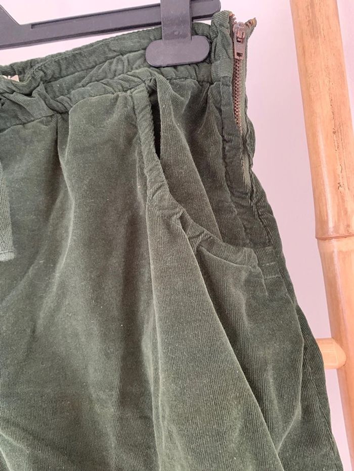jupes mi-longue Comptoir des Cotonniers vert foncé taille 40 - photo numéro 4