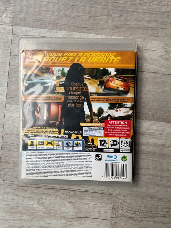 Jeu PS3 Need For Speed Undercover. Bon état - photo numéro 2
