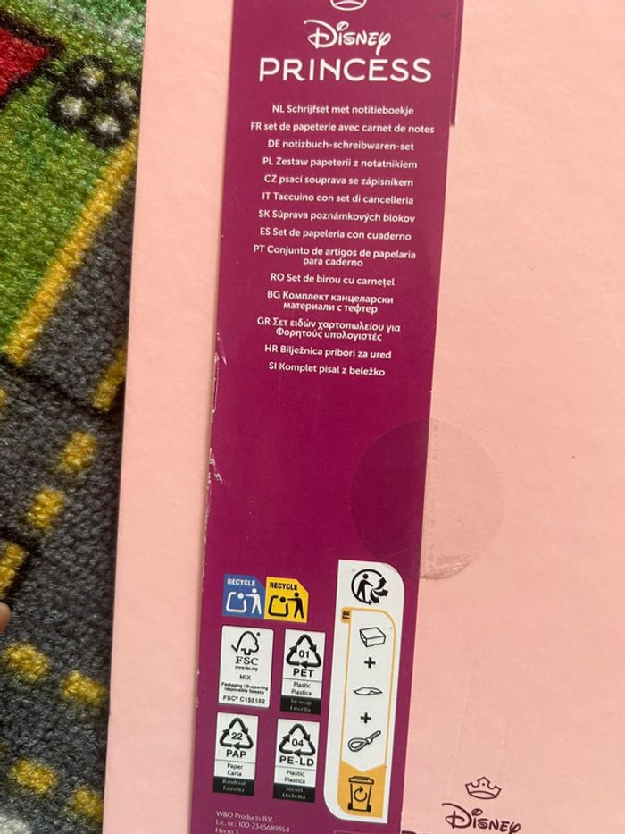 Neuf – Kit écriture + carnet Princesse Disney - photo numéro 3