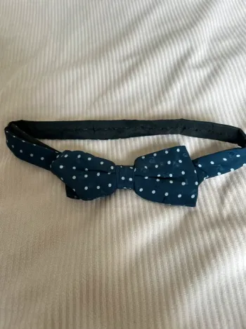 Noeud papillon bleu marine  Pierre Cardin pur soie