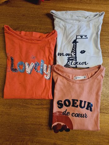 Lot 3 Tee-shirt manche longue