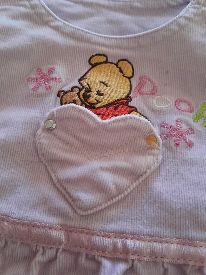 Robe velours rose 6m - photo numéro 2