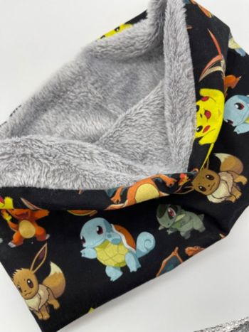 Snood tour de cou cache cou enfant Pokémon